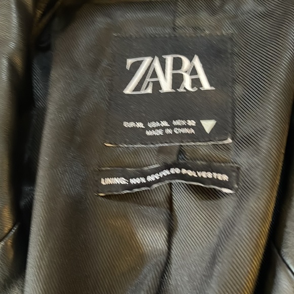 Zara faux leather jacket - Picture 3 of 4